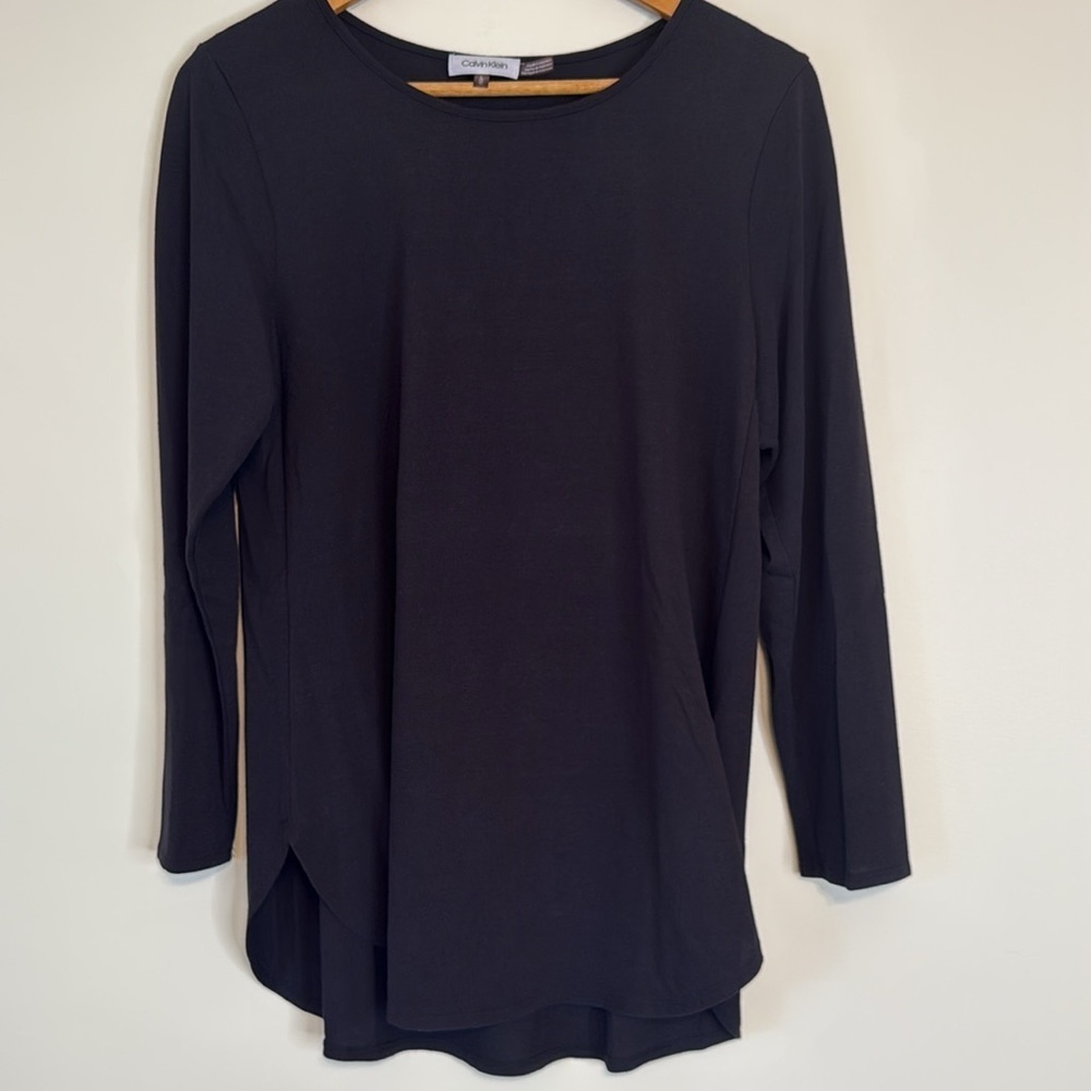 CALVIN KLEIN Women's Tunic Top in Black